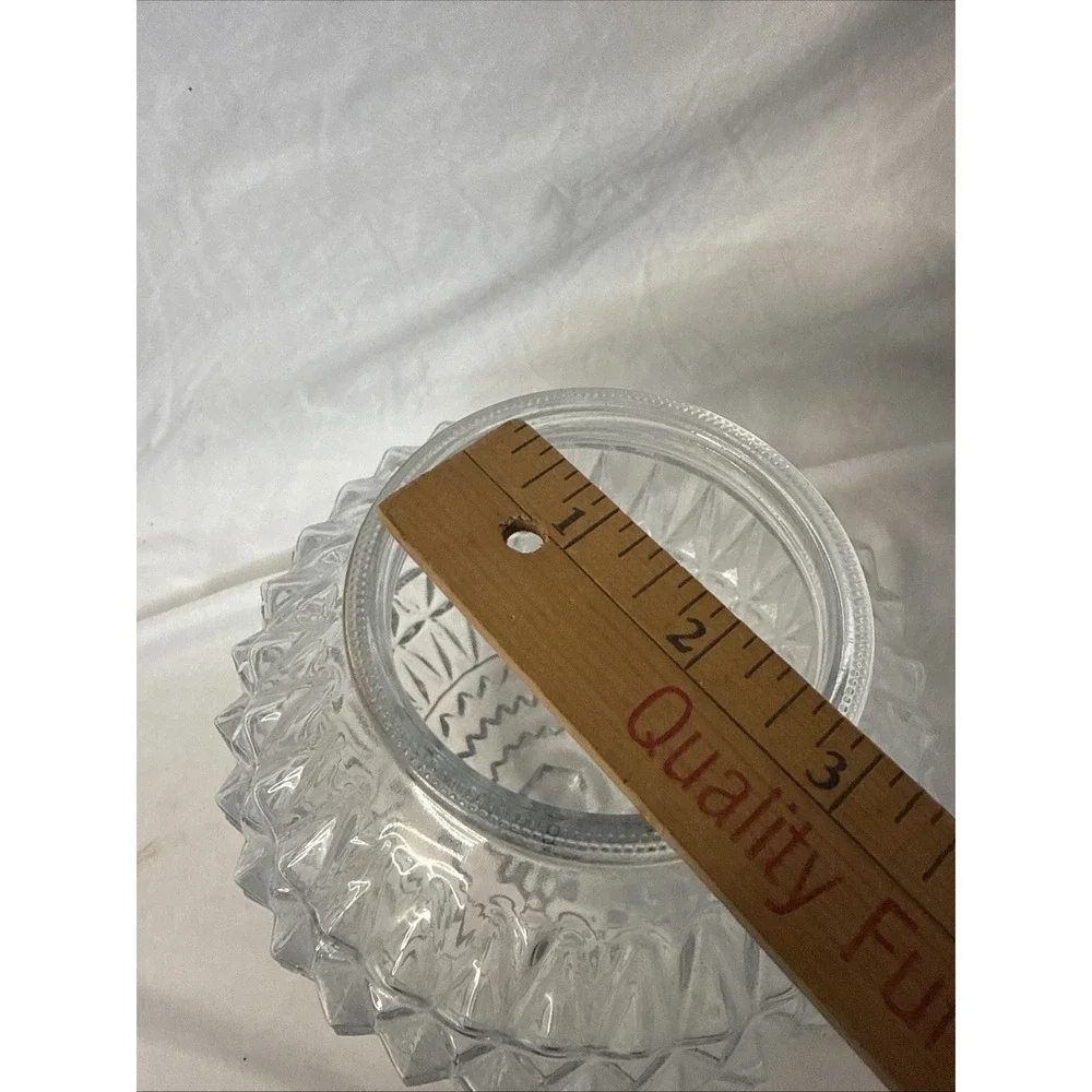 Globe Ceiling Art Deco Vintage. Clear, Stunning! 6